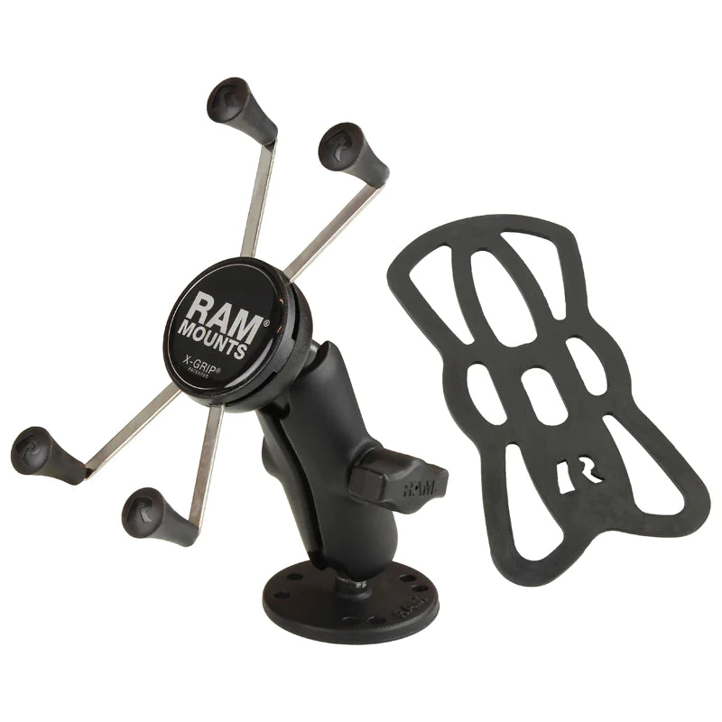 RAM® X-Grip® Large Phone Mount with Drill-Down Base (RAM-B-138-UN10)