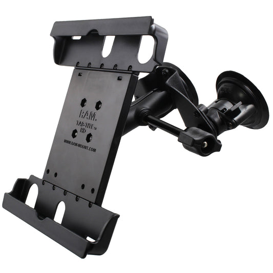 RAM® Tab-Tite™ with RAM® Twist-Lock™ Dual Suction for Tablets with Cases (RAM-B-189-PIV1-TAB20-ALA1-KRU)
