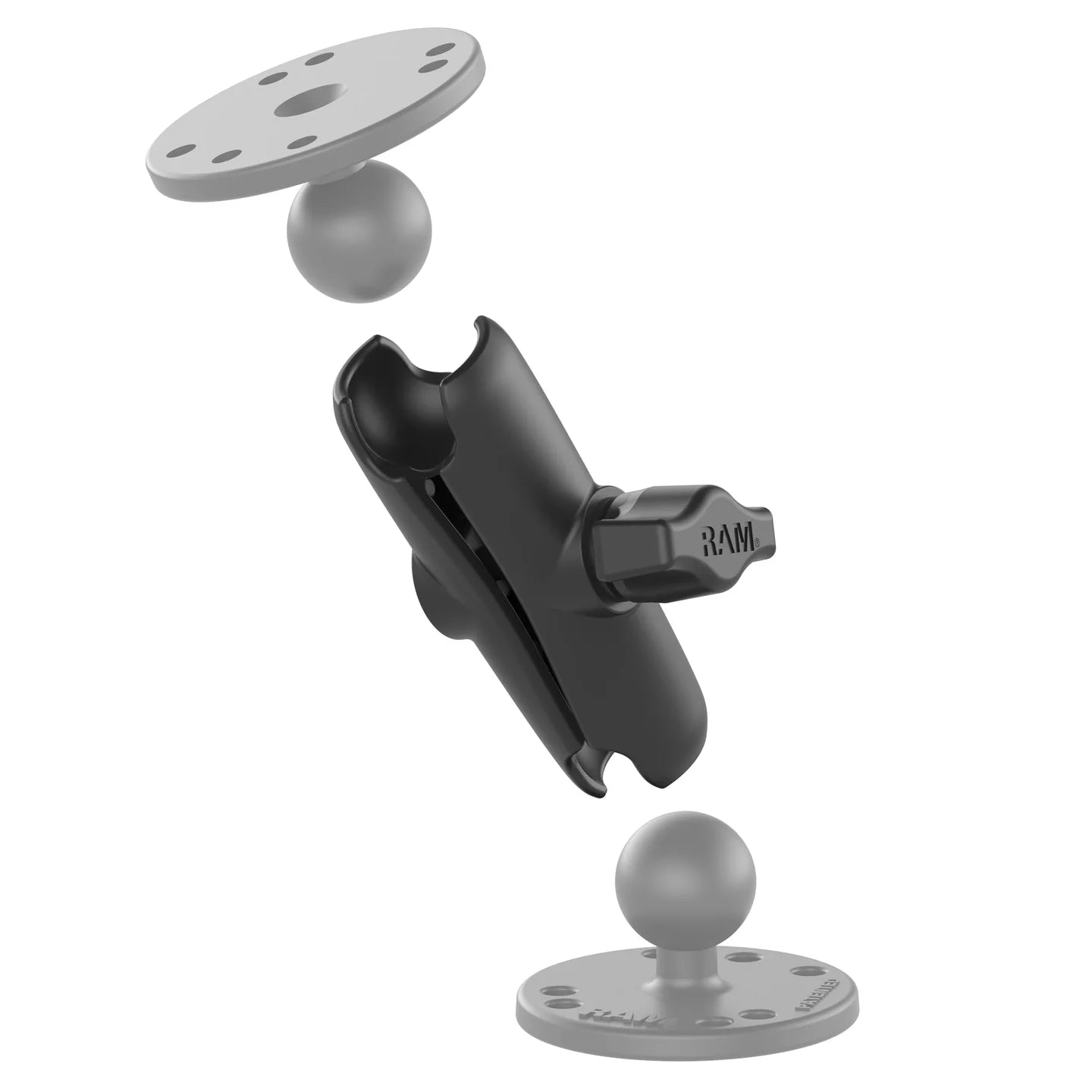 RAM Double Socket Arm for B Size 1" Balls (RAM-B-201U)