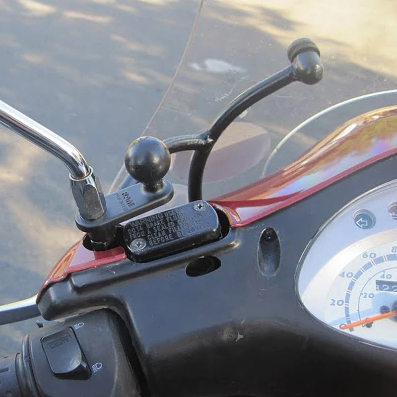 RAM Motorcycle Base 11mm hole 1" Ball (RAM-B-252U)