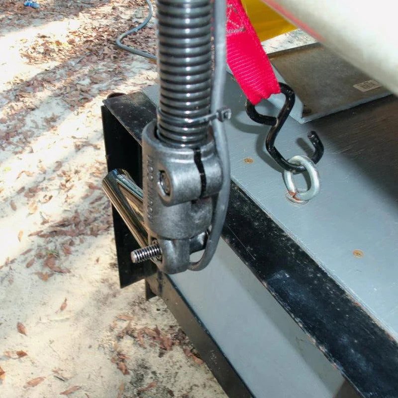 RAM Transducer Arm Mount with Rigid Aluminum Rod and Rectangle Base (RAM-B-316-18-TRA1-202-225)
