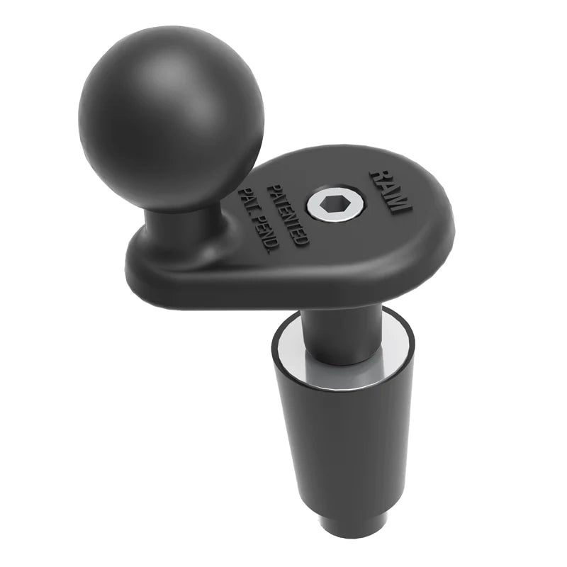RAM Motorcycle Fork Stem Base with 1" Ball (RAM-B-342U)