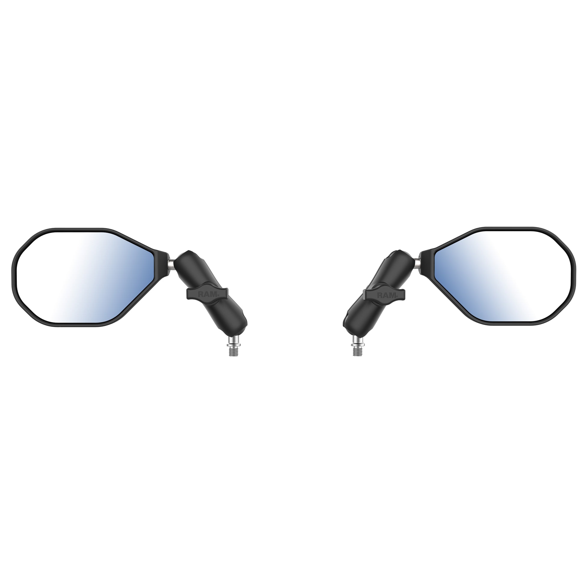 RAM® Tough-Mirror™ Kit with M10-1.25 Bases - Medium Arm (RAM-B-349-465RL)
