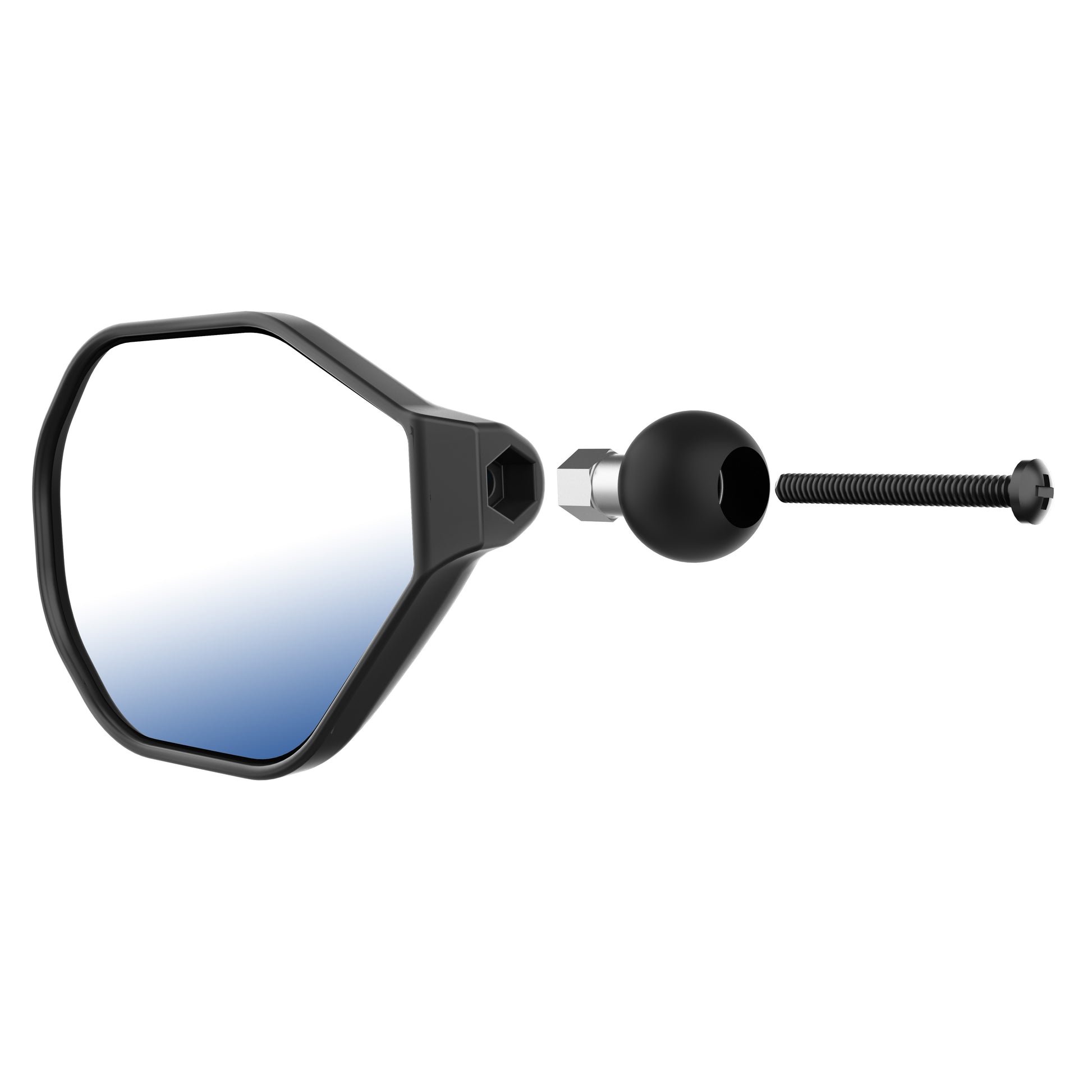 RAM® Tough-Mirror™ Left Mirror with Ball (RAM-B-465LU)