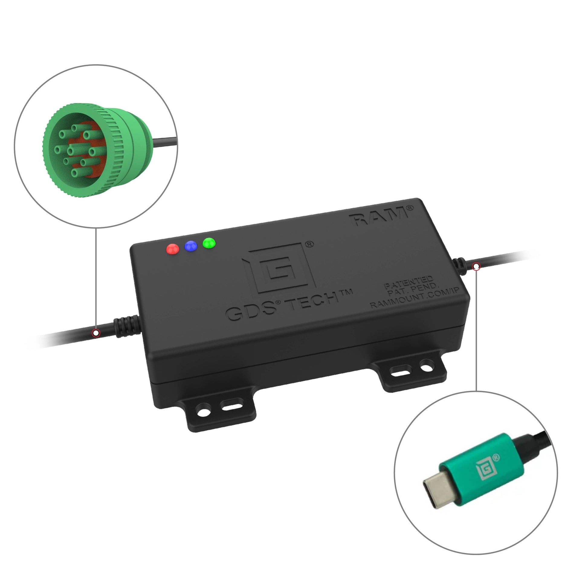 GDS® CAN Bus with 9-Pin Connector (RAM-GDS-CAN-9PU)