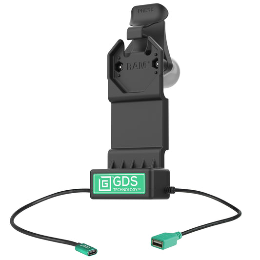 GDS® Uni-Conn™ Power + Single USB-A Dock (RAM-GDS-DOCK-U1CDU)