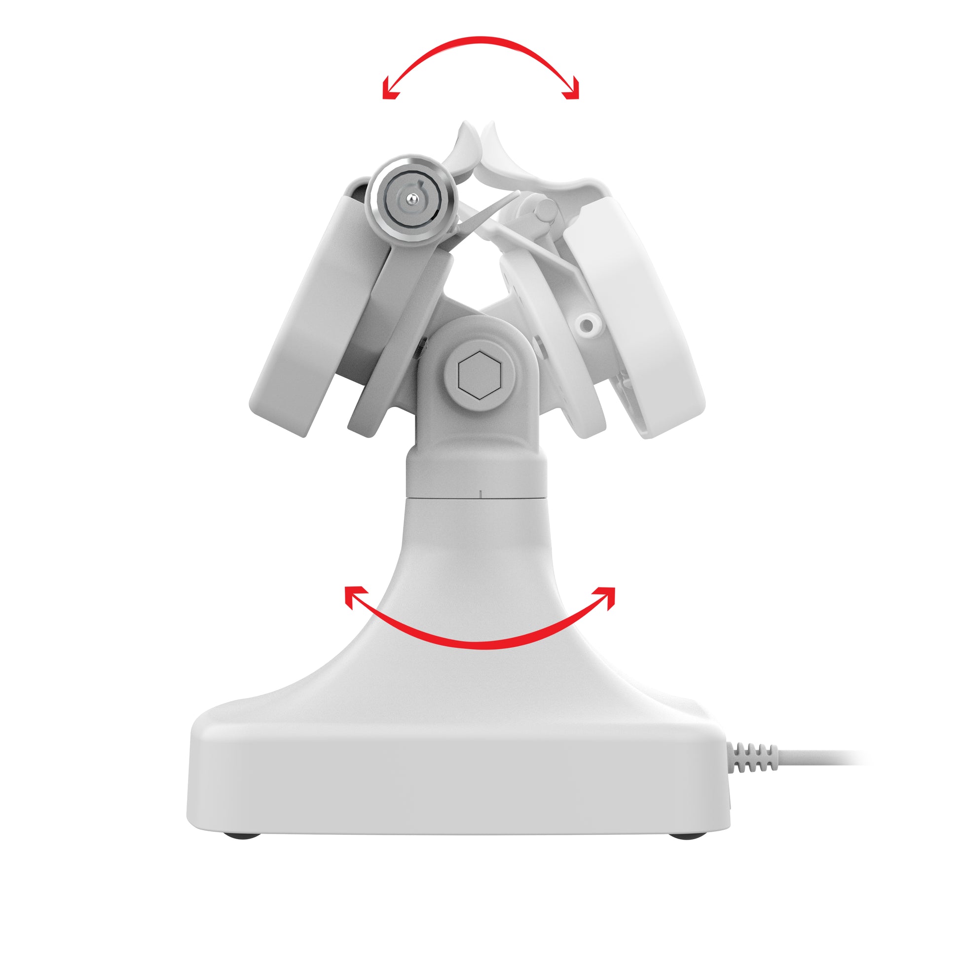 GDS® Uni-Conn™ Powered Locking Tilt & Swivel Dock with PoE - Gray (RAM-GDS-DOCKLR-D14-U3E-GRY)
