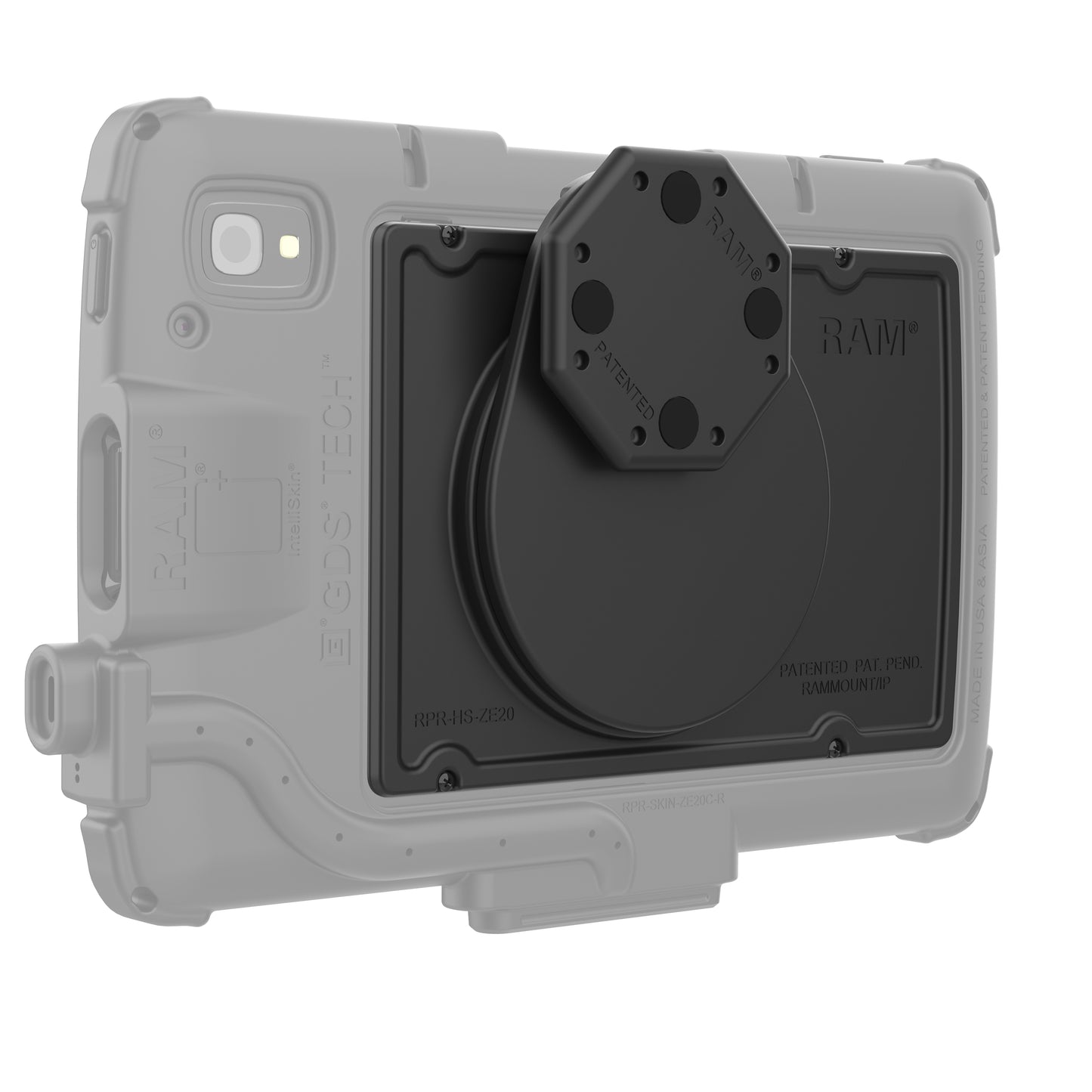 GDS® Uni-Conn™ Adapter for Zebra ET4x 8" Tablet (RAM-GDS-U1-ZE20U)