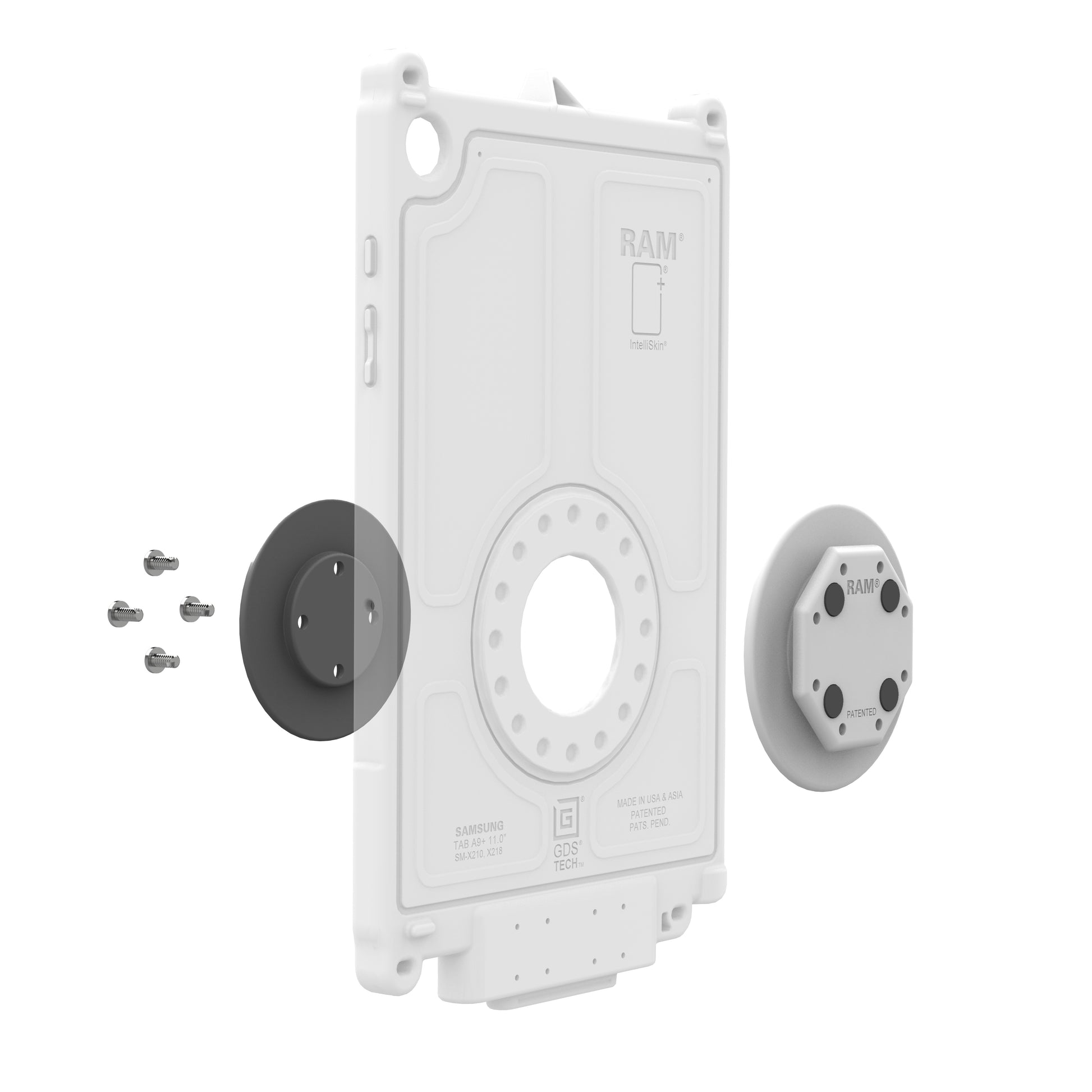 GDS® Uni-Conn™ Adapter for IntelliSkin® - Gray (RAM-GDS-U1U-GRY)