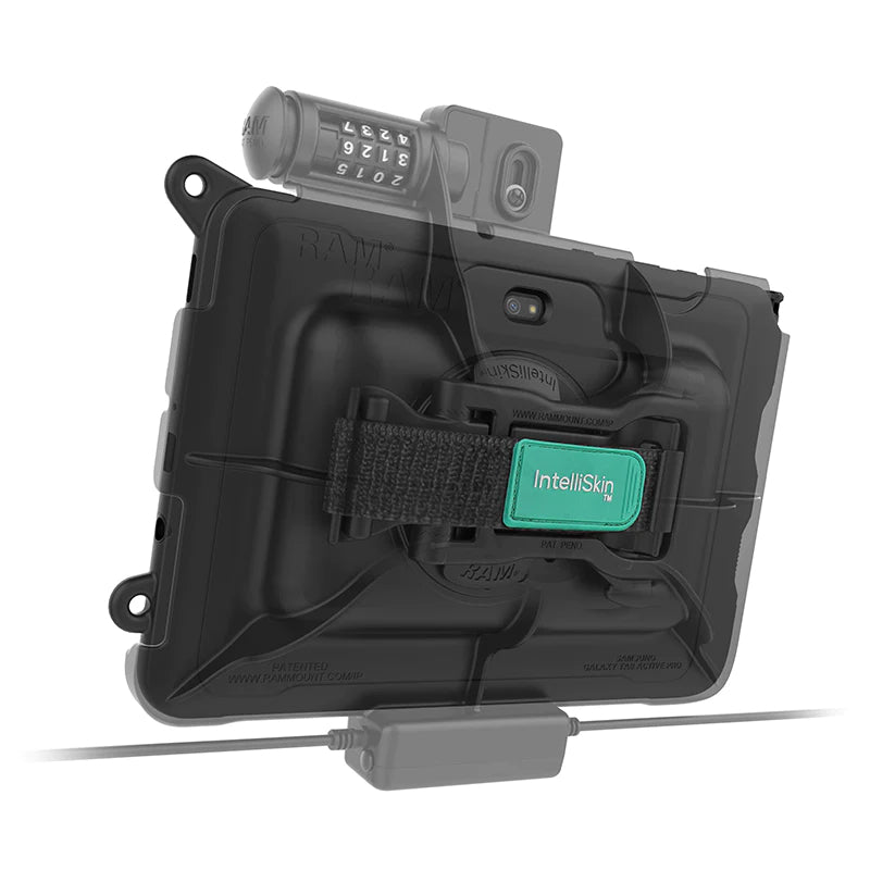 RAM® Skin™ Combo-Locking Power + Data Cradle for Samsung Tab Active Pro (RAM-HOL-SAM57PDCLU)
