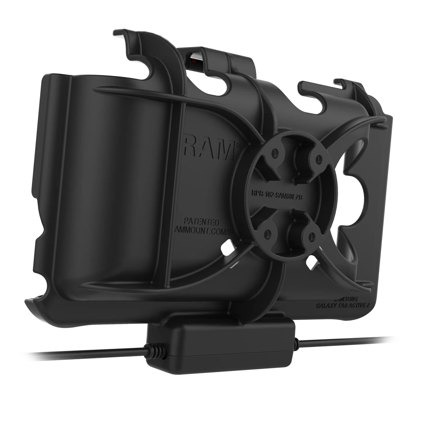 RAM® EZ-Roll'r™ Power + Data Cradle Samsung Tab Active3 and Tab Active2 (RAM-HOL-SAM60PDU)