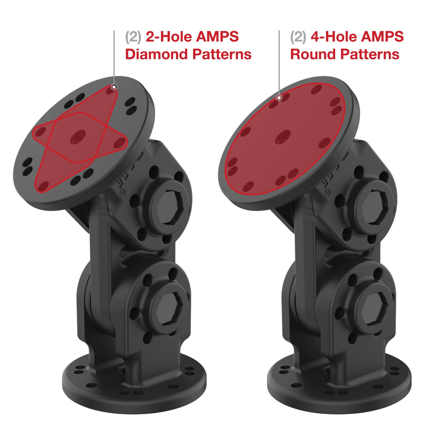 RAM® Dual Straight Pivot Mount (RAP-101-PV4-2S-NKU)