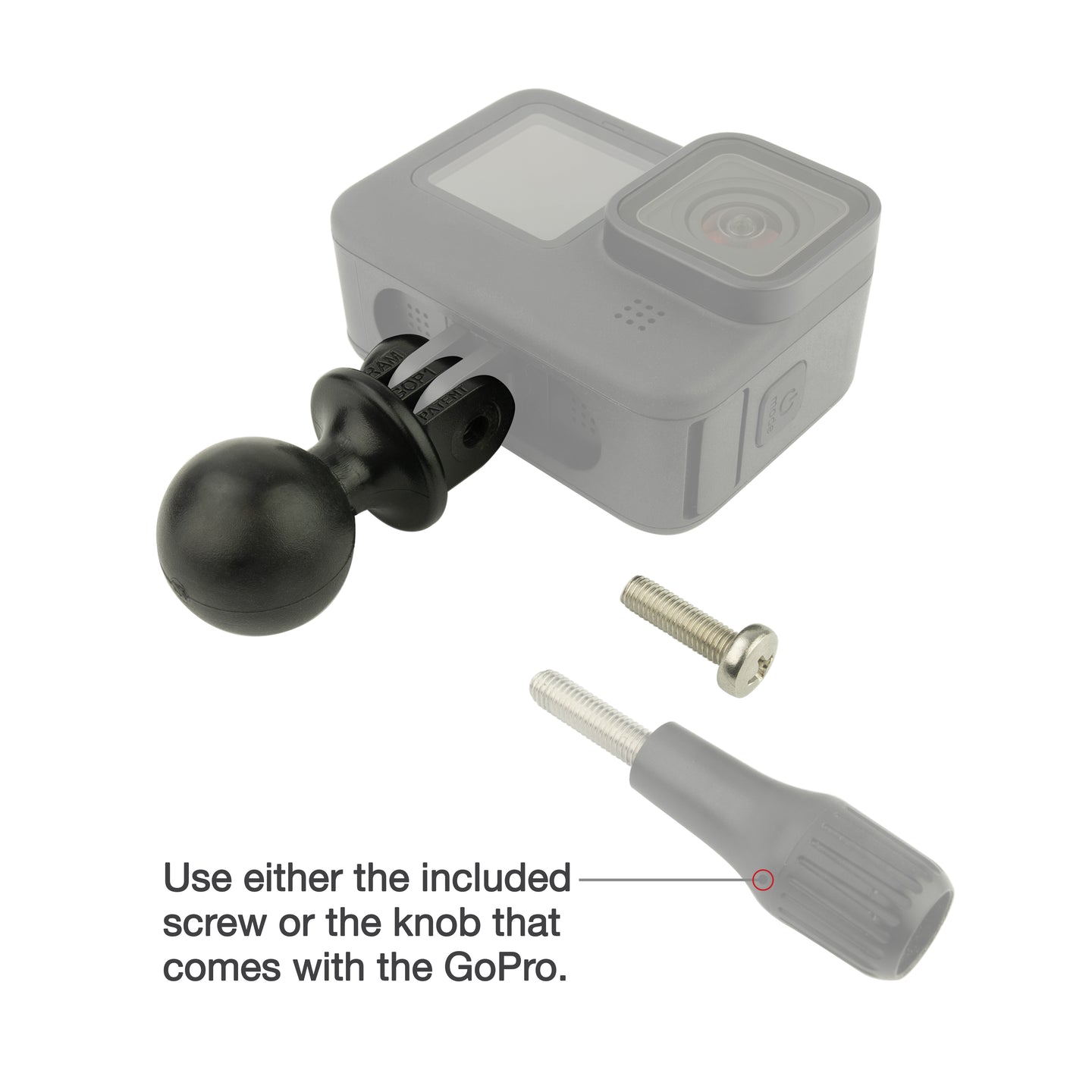RAM® Action Camera Universal Ball Adapter (RAP-B-202U-GOP1)
