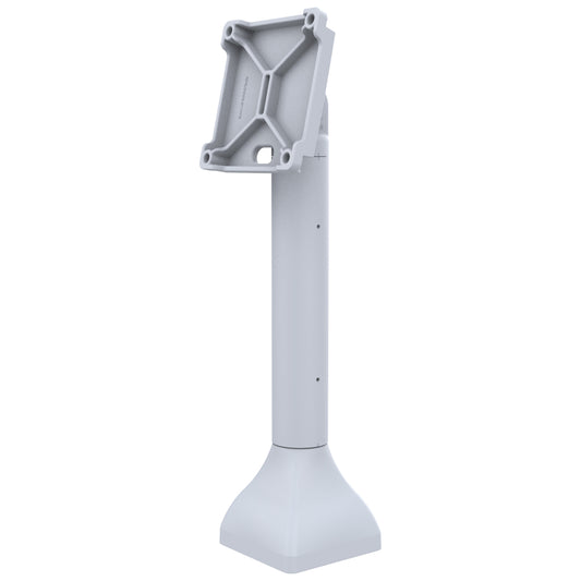 RAM® 14" Pedestal Mount with 100mm VESA & Cable Routing - Gray (RAP-D11H-14-V100-GRY)