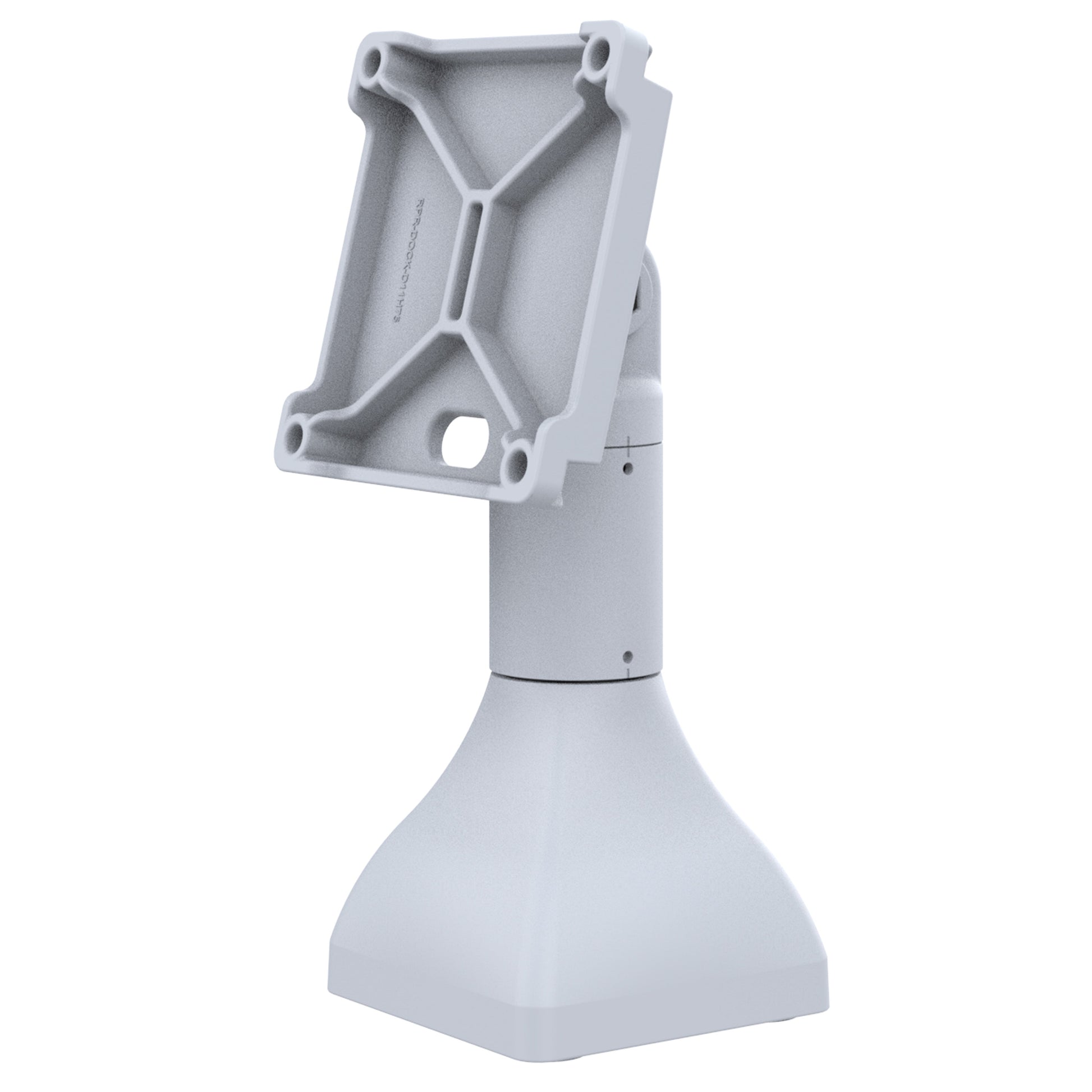 RAM® 7" Pedestal Mount with 100mm VESA & Cable Routing - Gray (RAP-D11H-7-V100-GRY)