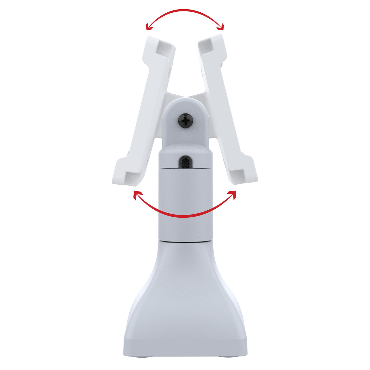 RAM® 7" Pedestal Mount with 100mm VESA & Cable Routing - Gray (RAP-D11H-7-V100-GRY)