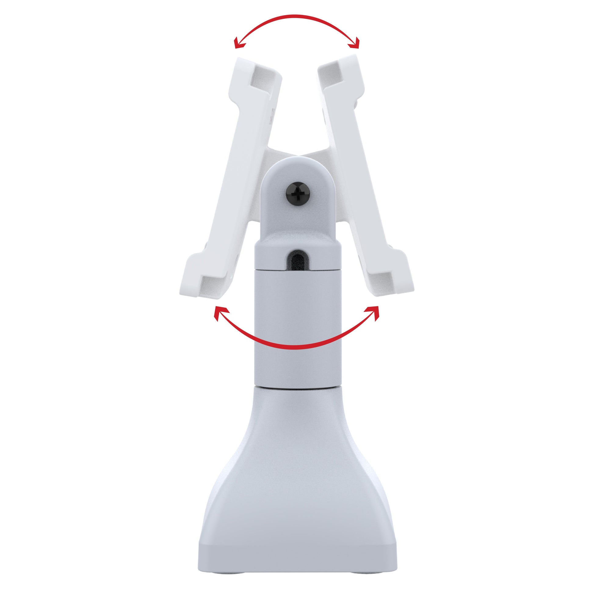 RAM® 7" Pedestal Mount with 100mm VESA & Cable Routing - Gray (RAP-D11H-7-V100-GRY)
