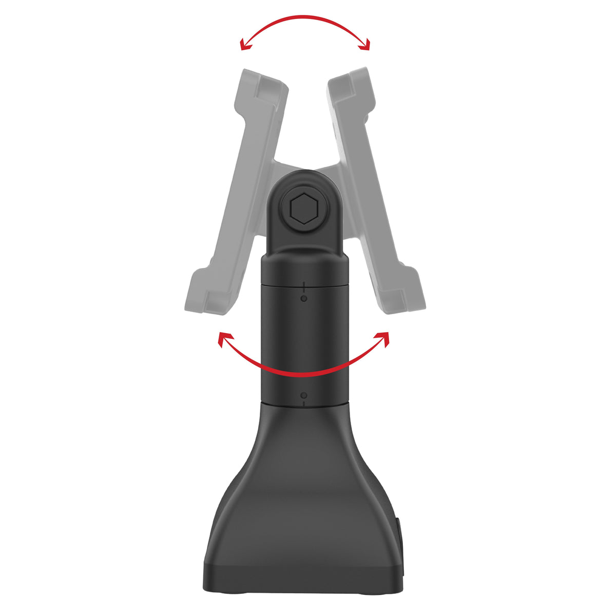 RAM® 7" Pedestal Mount with 100mm VESA & Cable Routing (RAP-D11H-7-V100)