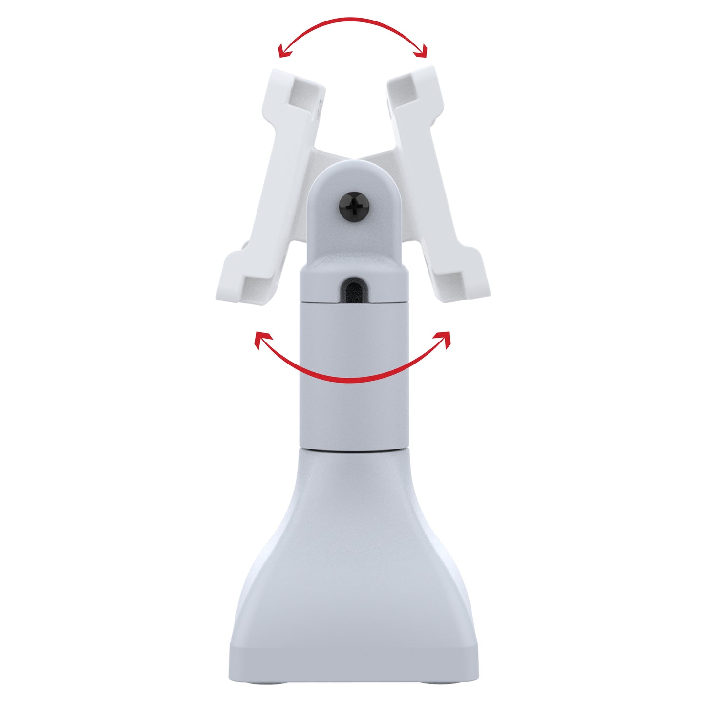 RAM® 7" Pedestal Mount with 75mm VESA & Cable Routing - Gray (RAP-D11H-7-V75-GRY)
