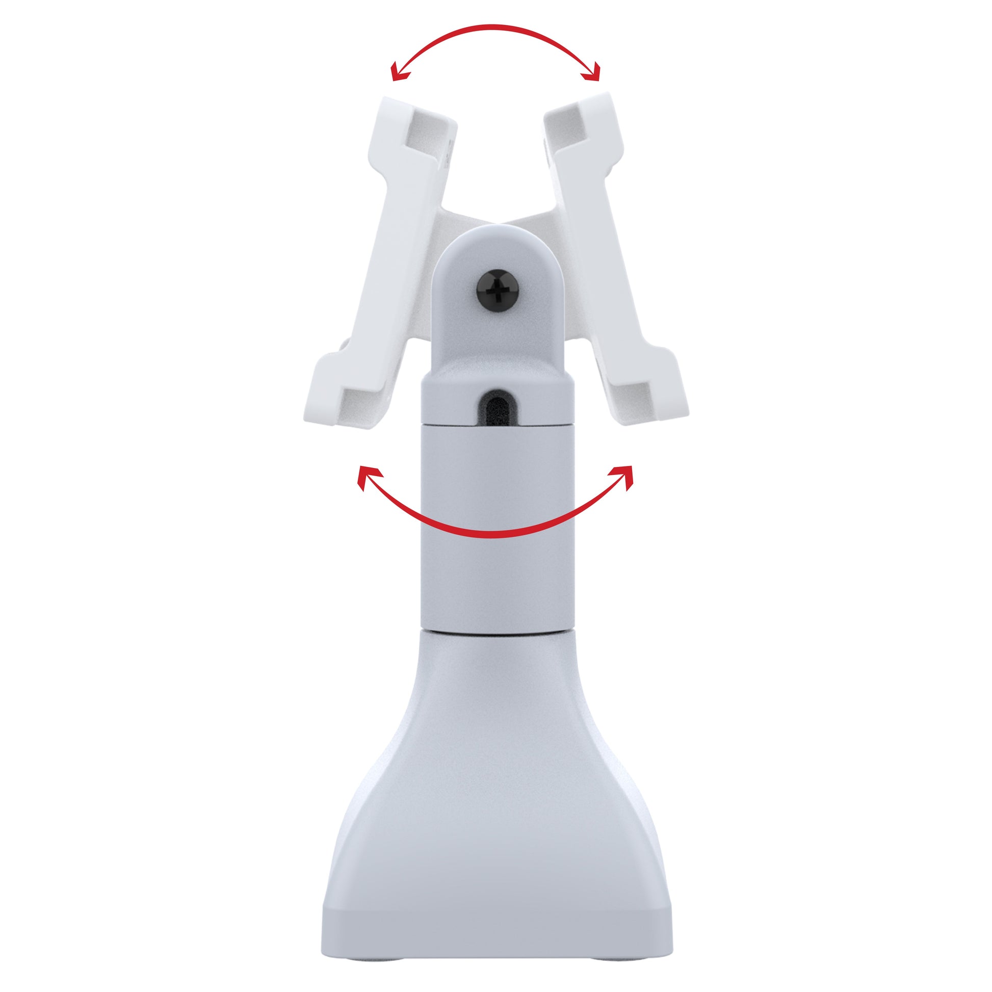 RAM® 7" Pedestal Mount with 75mm VESA & Cable Routing - Gray (RAP-D11H-7-V75-GRY)