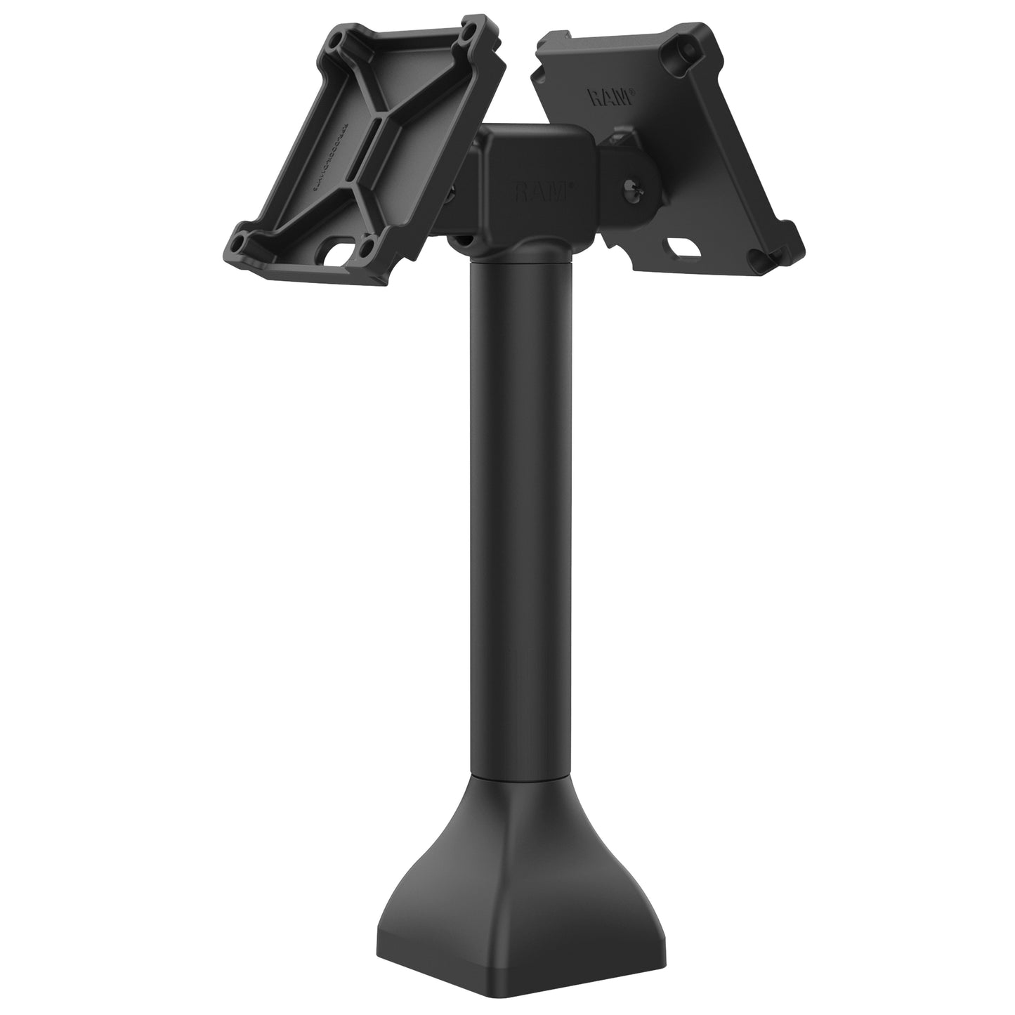 RAM® 14" Pedestal Mount with Dual 100mm VESA Adapters (RAP-D11H2-14-V100)