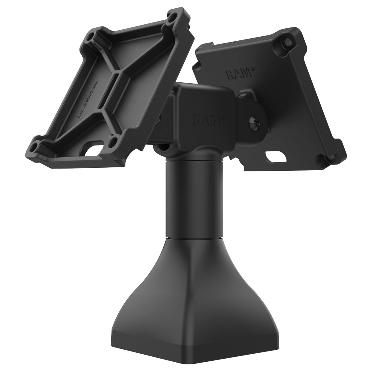 RAM® 7" Pedestal Mount with Dual 100mm VESA Adapters (RAP-D11H2-7-V100)