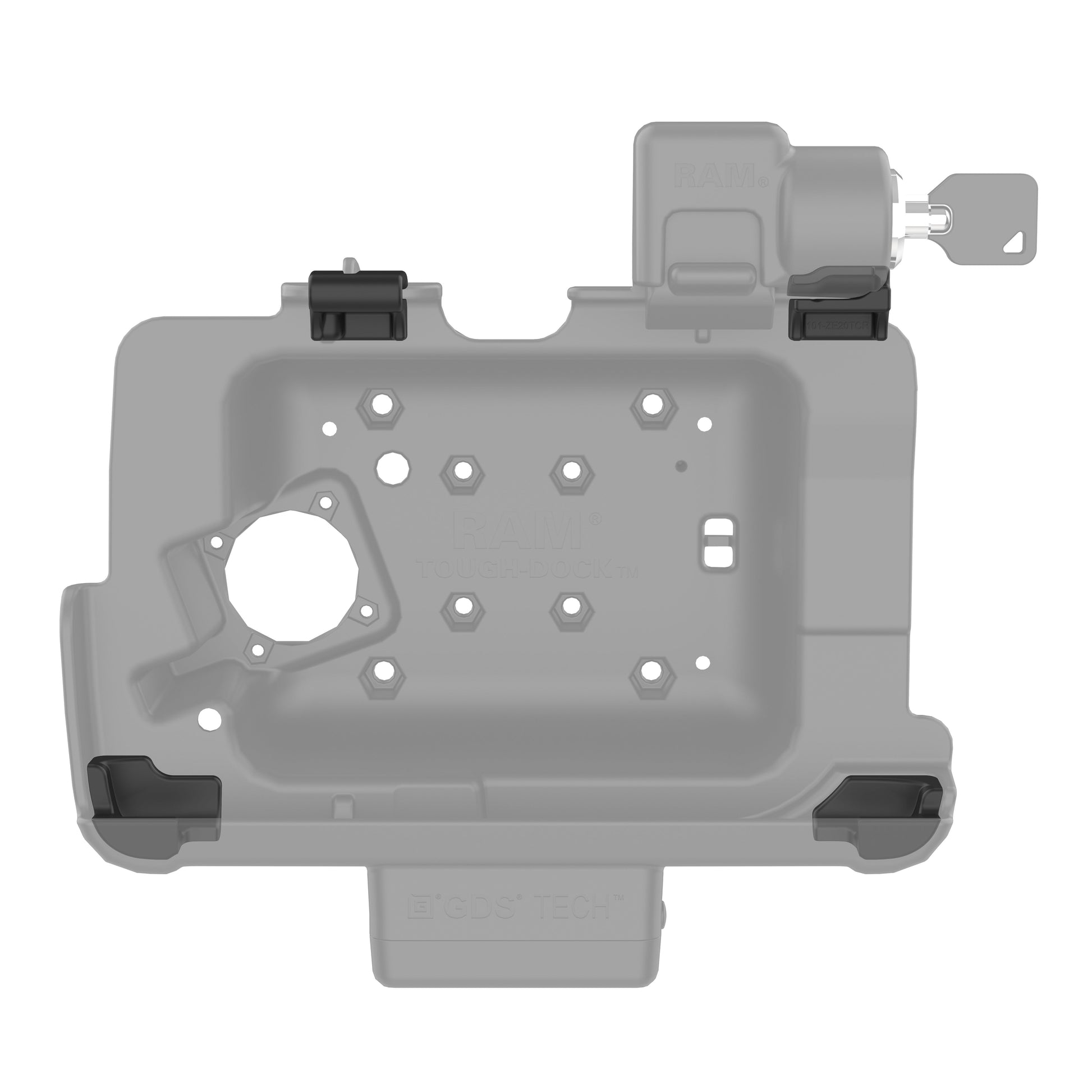 RAM® Inserts for Zebra ET4x 8" without Rugged Frame - Latch Docks (RAP-INSERT-ZE20LU)