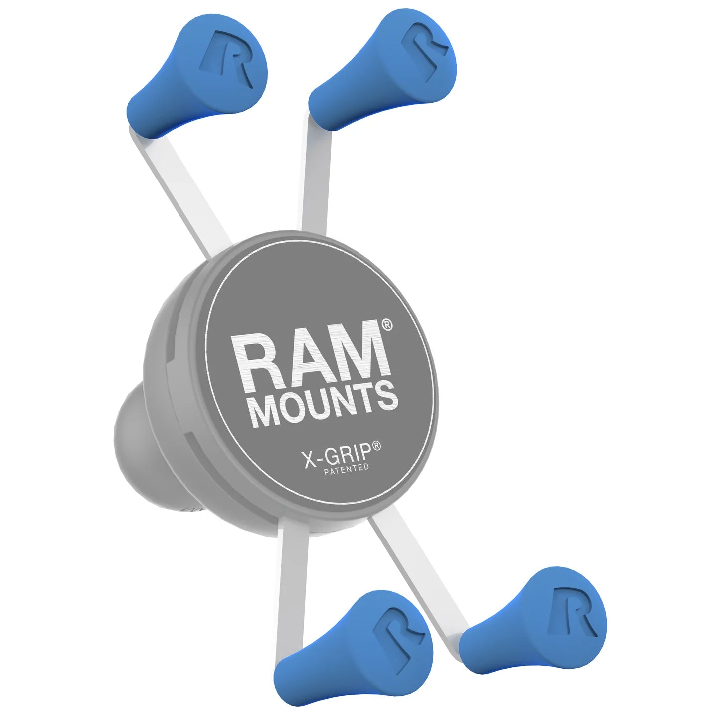 RAM® X-Grip® Blue Rubber Cap 4-Pack (RAP-UN-CAP-4-BLUEU)