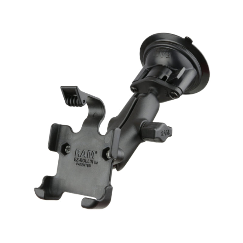 RAM X-Grip Small Twist Lock Suction Cup Mount - RAP-B-166-2-UN7 - Window Mount For IPhone - Black