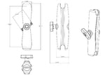 RAM Long Socket Arm for 1.5" Balls (RAM-201U-D)