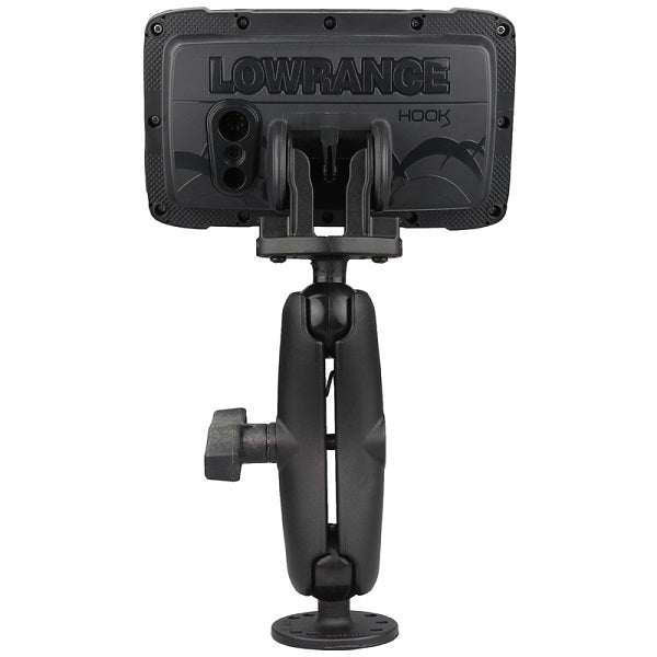 RAM Double Ball Mount for Lowrance Hook & Reveal Series (RAM-101-LO12)