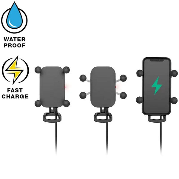 RAM® Tough-Charge™with X-Grip® Tech Waterproof Wireless Charging Holder (RAM-HOL-UN12WB)