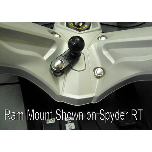 RAM Motorcycle Base 11mm hole 1" Ball (RAM-B-252U)