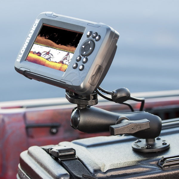 RAM Double Ball Mount for Lowrance Hook & Reveal Series (RAM-101-LO12)