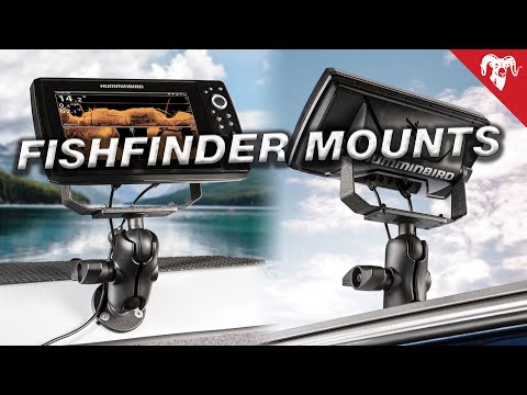 RAM® Drill-Down Ball Mount for Humminbird Helix 8-15, XPLORE & Apex (RAM-D-202-25-C-202-KNOB9HU)