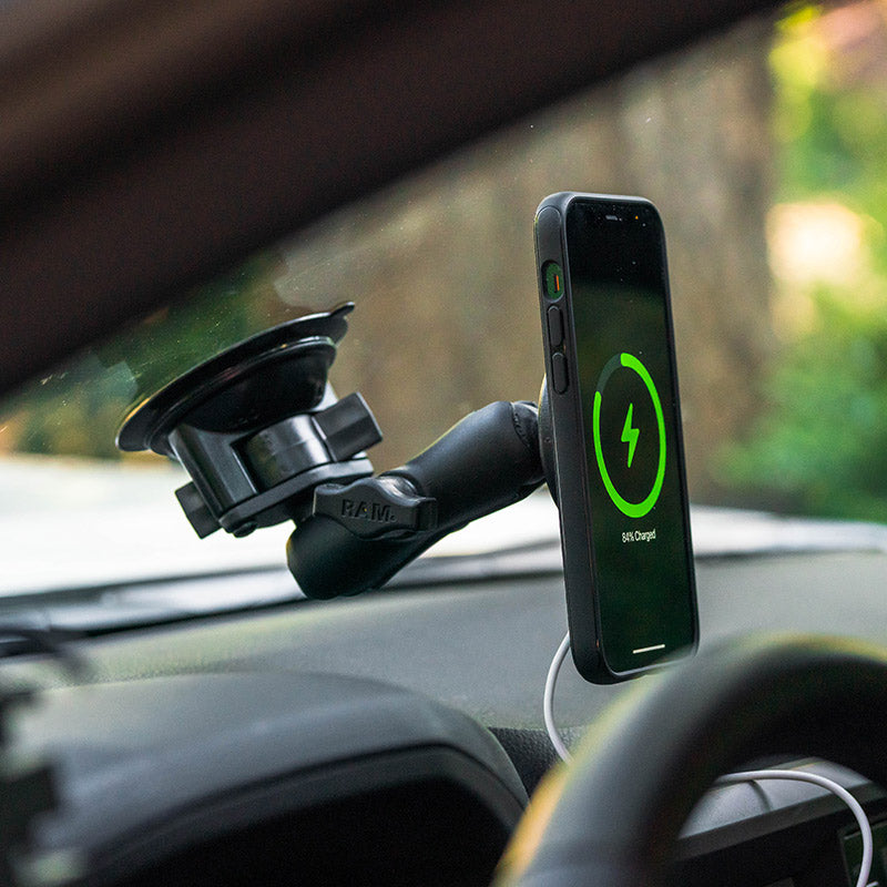 RAM® Twist-Lock™ Suction Cup Mount for Apple 15W MagSafe (RAM-B-166-AP-MAGU)