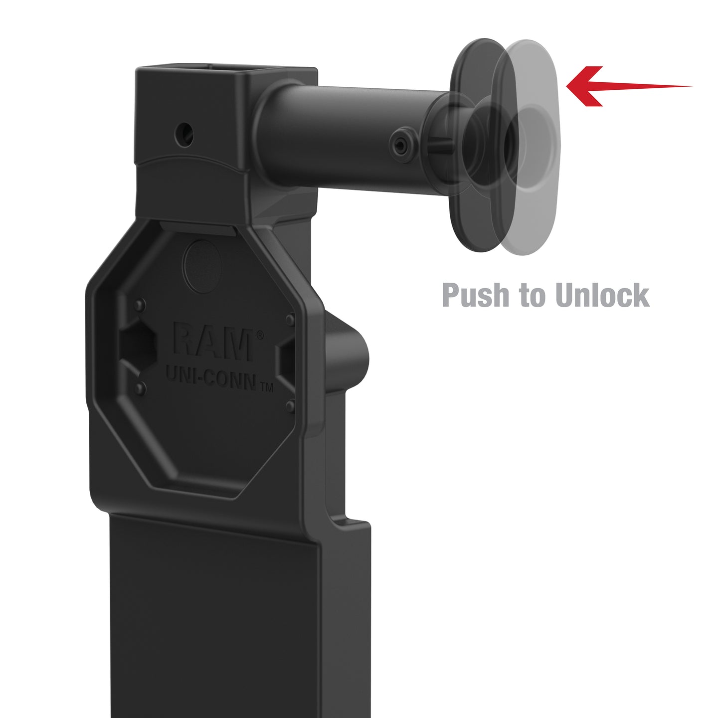 GDS® Uni-Conn™ Dock with Release Button (RAM-GDS-DOCK-U4CPU)