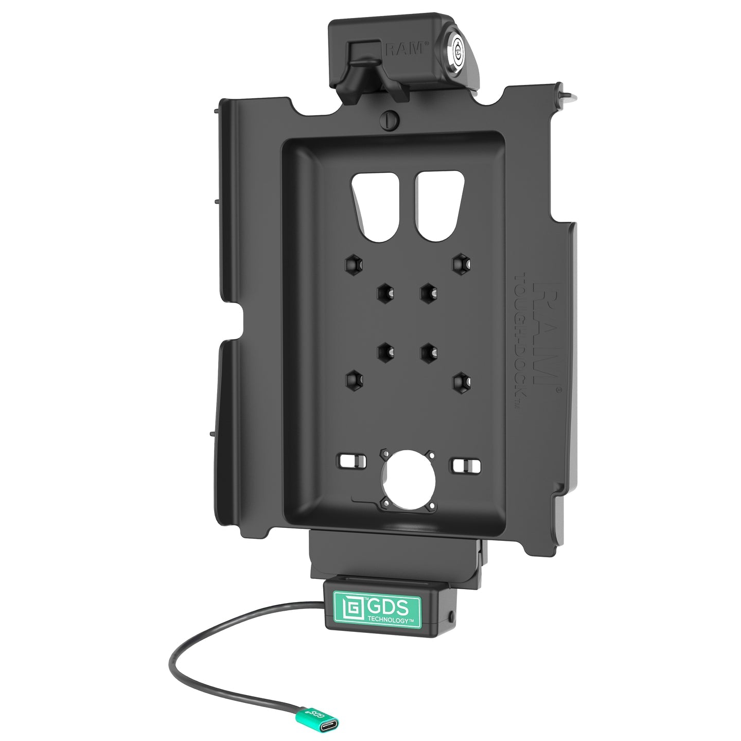 Locking GDS® Tough-Dock™ for iPad Pro 12.9 3rd - 6th, Pro 13 & Air 13 (RAM-GDS-DOCKL-AP37CPU)