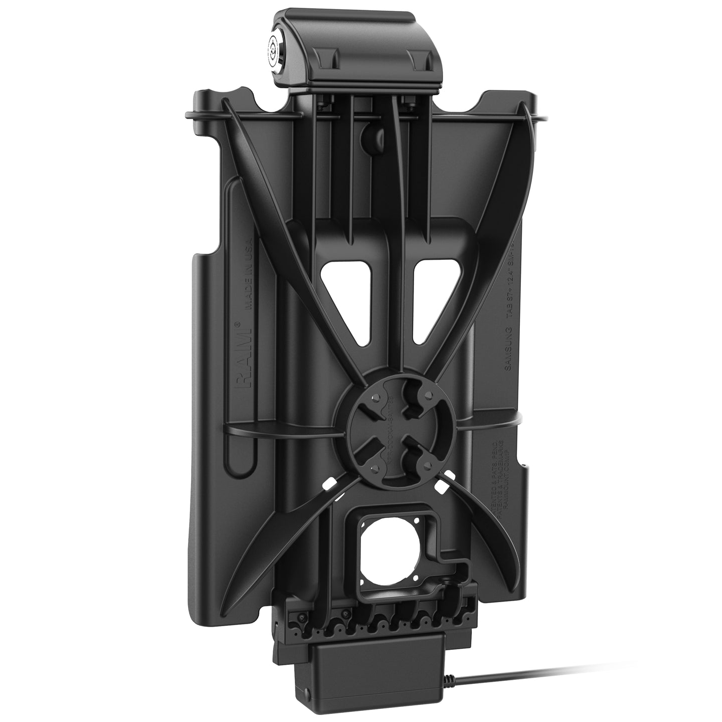 Locking GDS® Tough-Dock™ for Samsung Tab S10+, S9+, S8+ & More (RAM-GDS-DOCKL-SAM78CPU)