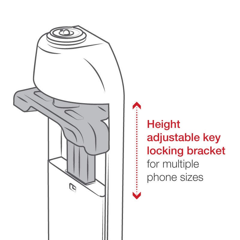 GDS® Locking Vehicle Phone Dock with USB Type-C 3.1 for IntelliSkin® (RAM-GDS-DOCKL-V3CU)