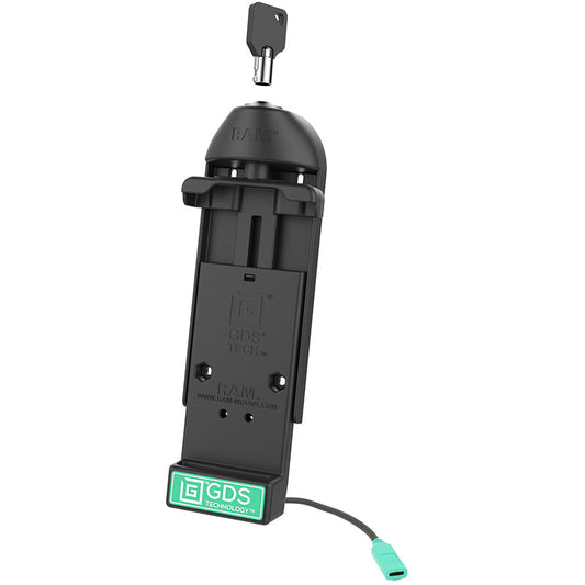 GDS® Locking Vehicle Phone Dock with USB Type-C 3.1 for IntelliSkin® (RAM-GDS-DOCKL-V3CU)
