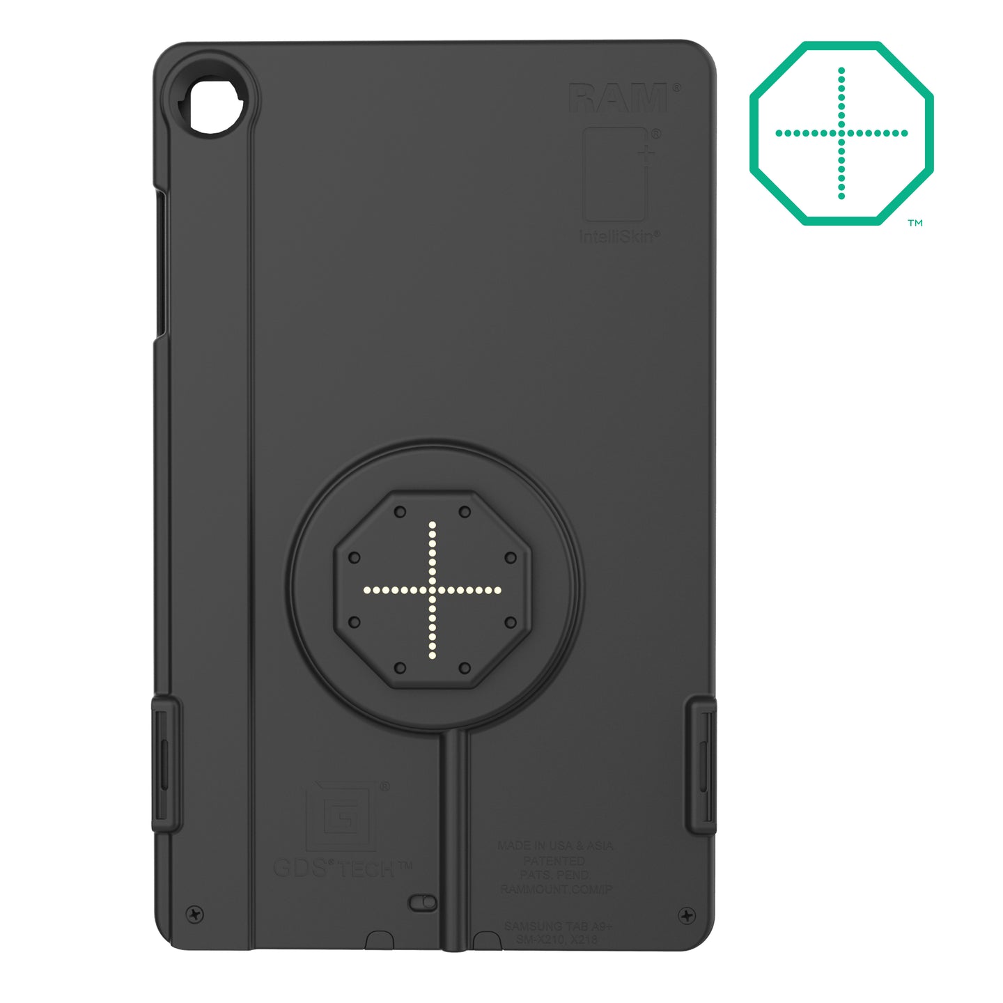 IntelliSkin® Thin-Case™ for Samsung Tab A11+ (Rear Pogo Pads) (RAM-GDS-SKIN-SAM88-TCB-1)