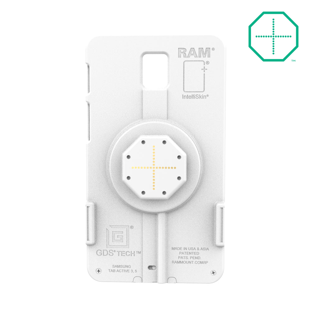 IntelliSkin® Thin-Case™ for Tab Active5 & 3 (Rear Pogo Pads) - Gray (RAM-GDS-SKIN-SAM93-TCB-GRY)