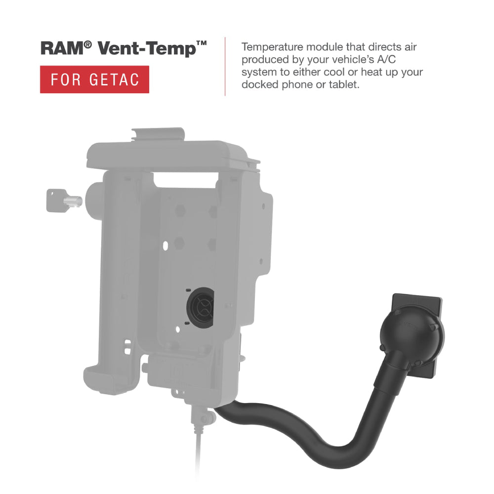 RAM® Form-Fit Locking Holder for Getac ZX70 - Temp Module Compatible (RAM-HOL-GE3FKLU)