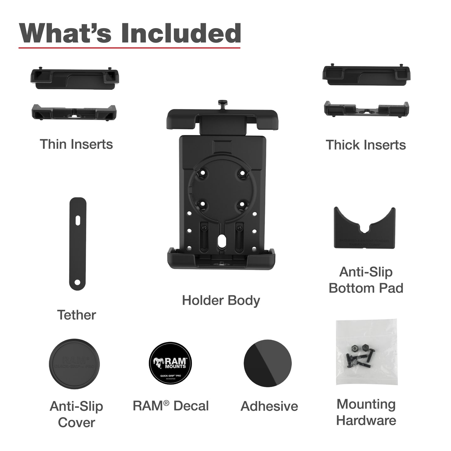 RAM® Quick-Grip™ Pro XL Phone Holder (RAM-HOL-PD7U)