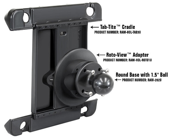 RAM Roto View Adapter Plate (RAM-HOL-ROTO1U)