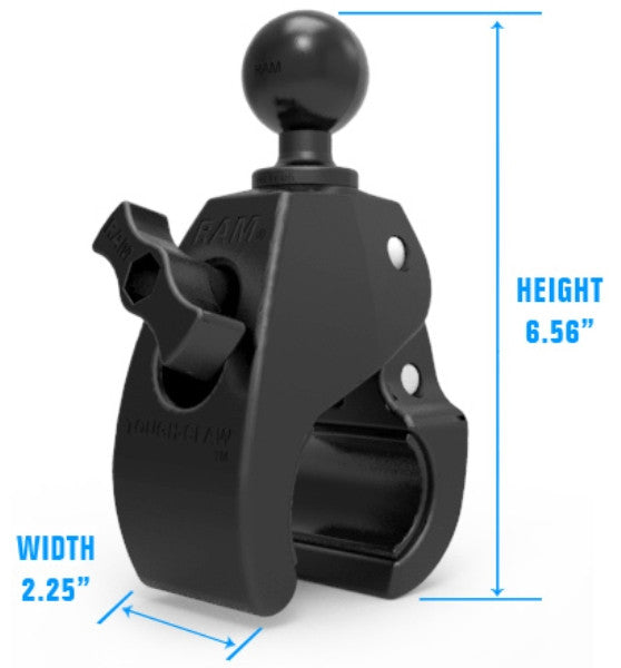 RAM Large Tough-Claw™ with 1.5" Rubber Ball (RAP-401U)
