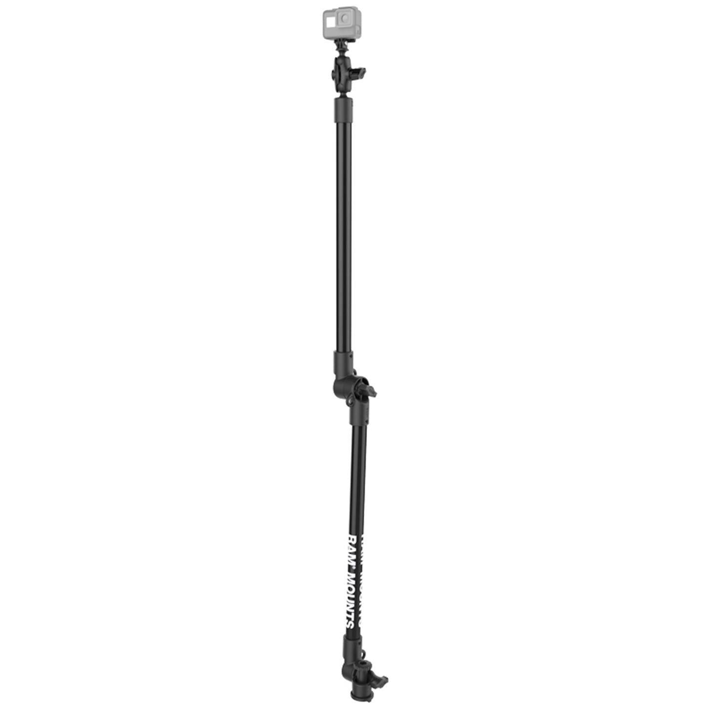 RAM® Tough-Pole™ Camera Mount with Double Pipe & RAM® Track-Node™ Base (RAP-411-18-18-A-GOP1-1)