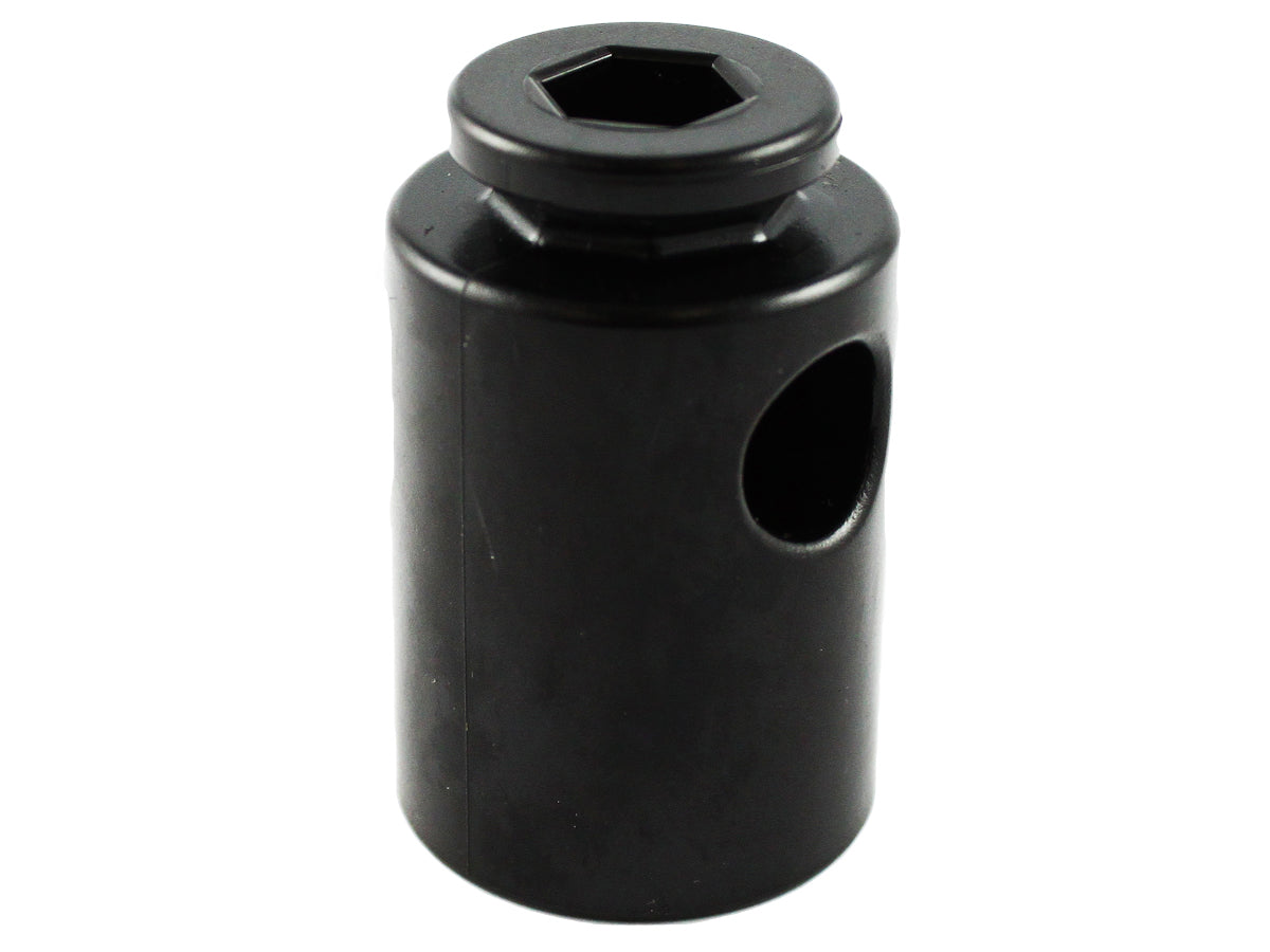PVC Pipe Socket with Octagon Button