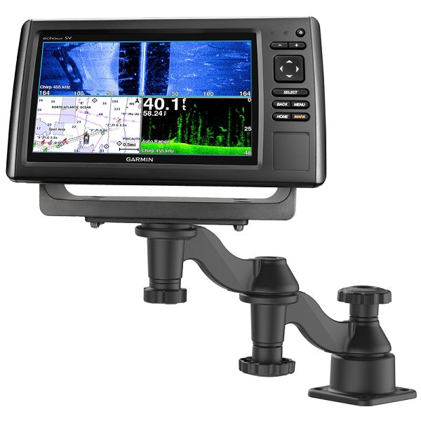 RAM® Horizontal 12" Swing Arm Mount for Fishfinders & Plotters (RAM-109H-1U)